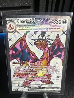 Pokemon TCG Charizard EX 56 Black Star Promo SVP Full Art Near Mint Condition - Image 1