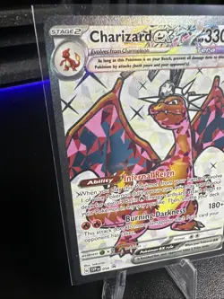 Pokemon TCG Charizard EX 56 Black Star Promo SVP Full Art Near Mint Condition - Image 2