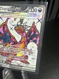 Pokemon TCG Charizard EX 56 Black Star Promo SVP Full Art Near Mint Condition - Image 3