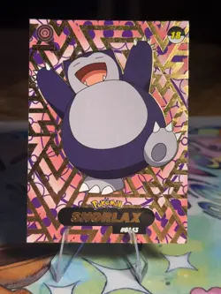 💤 Shadow Snorlax #0143 Gold Texture Crystal Collection 2024 Pokemon RARE 💤 - Image 1