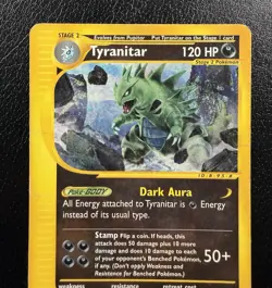 Tyranitar 66/165 Expedition Base Set Non-Holo HP/DMG - Image 2