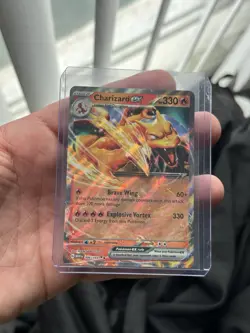 Pokemon TCG Charizard EX 006/165 Scarlet & Violet 151 Double Rare Mint Condition - Image 1
