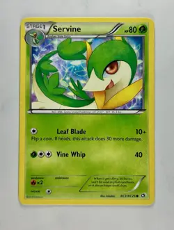 Servine 2013 Pokemon Legendary Treasures Radiant Collection #RC2/RC25 * LP - Image 1