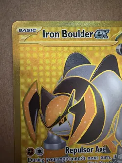Pokemon TCG Iron Boulder EX Scarlet & Violet Temporal Forces 217/162 - Image 2