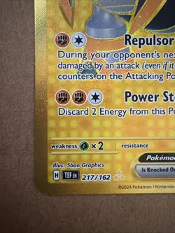 Pokemon TCG Iron Boulder EX Scarlet & Violet Temporal Forces 217/162 - Image 3
