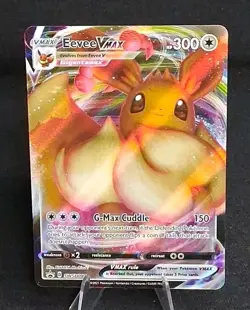 Eevee VMax SWSH087 Full Art Ultra Rare - 2021 Pokemon Black Star Promo NM - Image 1