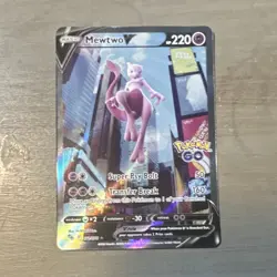 The Pokemon Company Pokemon TCG Pokemon GO Mewtwo V 072/078 Ultra Rare Holo - Image 1