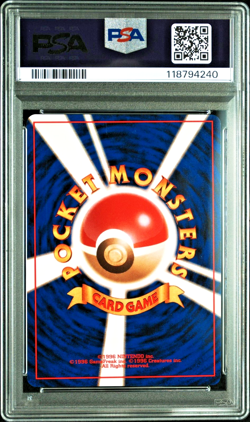 PSA 7 Rocket's Moltres Holo No.146 Gym Old Back Japanese Pokemon 1998 - Image 2