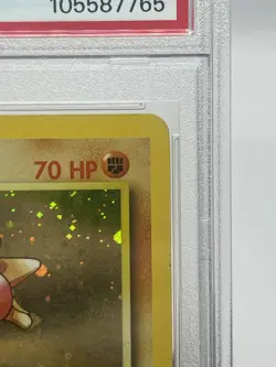 Pokemon TCG Hitmonchan 8/130 Base Set 2 Holo Rare PSA 5 - Image 4