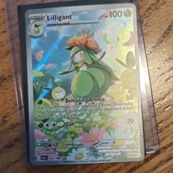 Pokemon TCG Lilligant 092/086 Sv Black Bolt Illustration Rare Holo English - Image 1