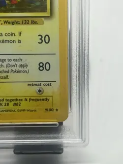 Pokemon TCG Magneton 9/102 Base Set Holo Rare PSA 4 - Image 5