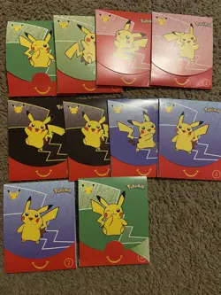10 Pokemon 25th anniversary Mcdonald Pack - Image 1