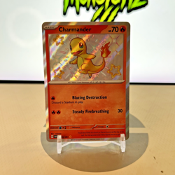 Pokemon TCG - Charmander 109/091 - Paldean Fates Baby Shiny Holo - NM - Image 1