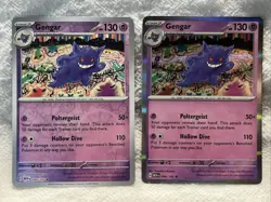 Pokemon TCG Gengar 094/165 Scarlet & Violet 151 Regular Holo AND Reverse Holo NM - Image 1