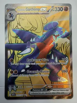 Cynthia's Garchomp ex 215/182 Ultra Rare Destined Rivals Pokemon Near Mint - Image 1
