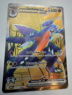 Cynthia's Garchomp ex 215/182 Ultra Rare Destined Rivals Pokemon Near Mint - Image 2