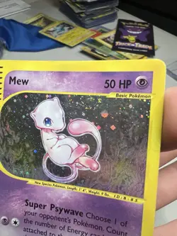 SWIRL 2002 Expedition Mew Holo Foil Rare 19/165 WOTC E-Reader Series Pokemon - Image 4