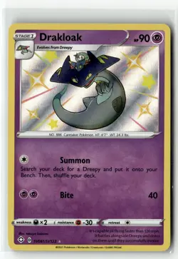 Drakloak SV061/SV122 Shiny Rare Shining Fates Shiny Vault Pokemon Holo NM/M - Image 1