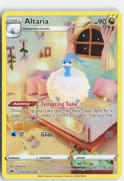 Altaria GG19/GG70 Holo Rare Crown Zenith Pokemon TCG - Image 1
