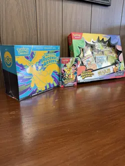 Pokemon TCG Ascended Heroes Sealed Lot: ETB, Pin Collection & Booster Bundle - Image 1