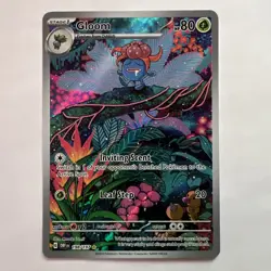 Pokemon Gloom 198/197 Obsidian Flames Illustration Rare Holo Near Mint Condition - Image 1