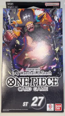 One Piece TCG: BLACK Marshall.D.Teach Starter Deck 27 (OP-11) - Image 2