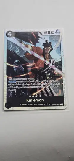 Kin'emon OP16-082 SR The Time of Battle Foil English One Piece - Image 1