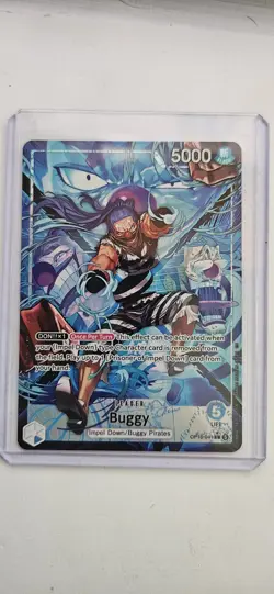 One Piece TCG OP16 Buggy (Alternate Art Leader) OP16-041 The Time of Battle Foil - Image 1