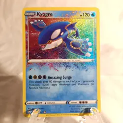 Pokemon TCG Kyogre Shining Fates 021/072 Holo Amazing Rare - Image 1