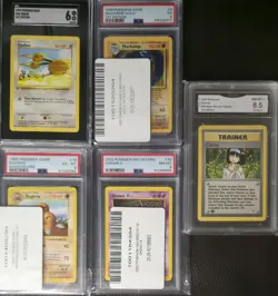 1st Edition 1999-2002 Graded Pokemon Lot-Vintage-Base Set-Shadowless-Error - Image 1
