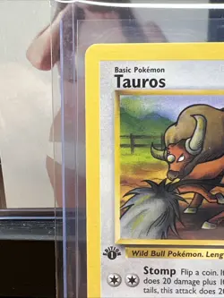 Tauros 47/64 1st Edition Regular Non Holo WoTC Pokemon Jungle Set LP English - Image 2