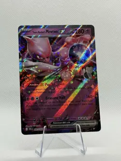 Pokemon TCG Team Rocket's Mewtwo 081/182 Destined Rivals Extend Art Double Rare - Image 1