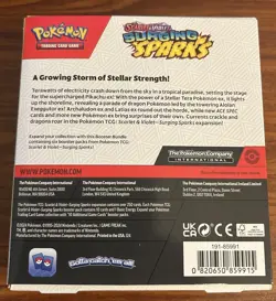 Pokemon Scarlet & Violet Surging Sparks Booster Bundle Empty Box No Packs - Image 2