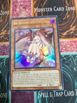 Yu-Gi-Oh! Red Blossoms From Underroot DUDE-EN006 Ultra Rare 1st Edition NM - Image 1