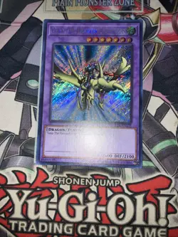 Gaia The Dragon Champion Secret Rare LOB-EN125 25th Anniversary Yugioh VLP - Image 1