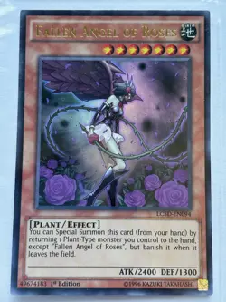 Yu-Gi-Oh Fallen Angel of Roses LC5D-EN094 Ultra Rare 1st Edition NM - Image 1