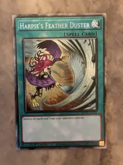 Yugioh! TCG - Harpie's Feather Duster - Starlight Rare - 25 Mega-Pack MP25-EN016 - Image 1
