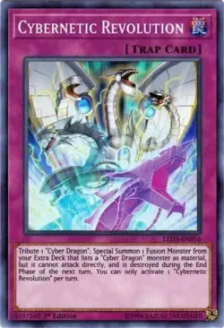 YuGiOh LED3-EN016 - Cybernetic Revolution - Super Rare - 1st Ed NM - Image 1