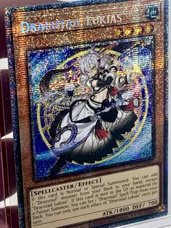 Dracotail Lukias JUSH-EN001 Starlight Rare 1st Edition YuGiOh! - Image 3