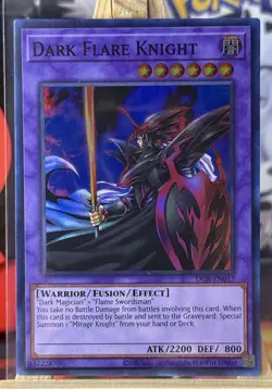 Dark Flare Knight DCR-EN017 Super Rare (25th Anniversary) Unlimited NM - Image 1