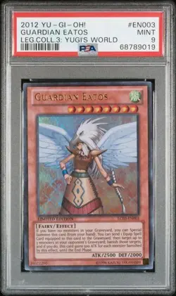 2012 YU-Gi-OH!Guardian Eatos - LC03-EN003 - Ultra Rare Limited Edition PSA 9 - Image 1