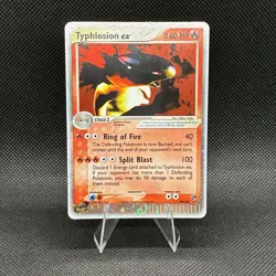 (NM) Typhlosion Holo #99/100 2003 EX Sandstorm Vintage Pokemon Card - Image 1