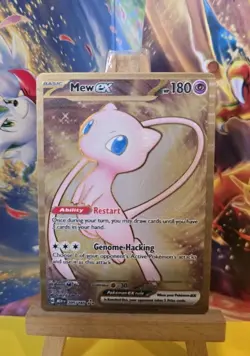 Pokemon MEW EX EN 151 UPC Promo Metal Pokemon Card 205/165 🔥NM/NM+🔥 - Image 1