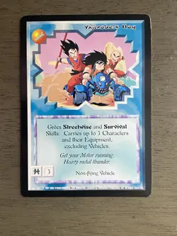 Ani-Mayhem Dragon Ball Z Yajirobe’s Hog Promo Card - RARE ONLY ONE ON EBAY 1997 - Image 1