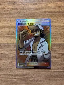 💎Professor Kukui - 148/149 - Pokemon Sun & Moon Set Full Art Ultra Rare Card LP - Image 1