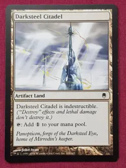 Magic The Gathering DARKSTEEL DARKSTEEL CITADEL land card MTG - Image 1