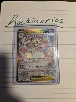 Mega Gardevoir EX 178/132 Mega Evolution Special Illustration Rare Pokemon Card - Image 1