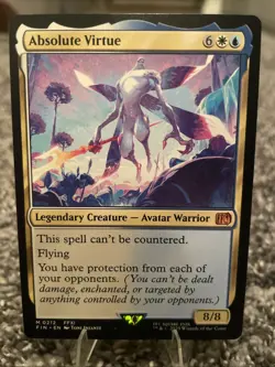 Absolute Virtue Card Magic the Gathering Final Fantasy Non-Foil Regular 0212 - Image 1