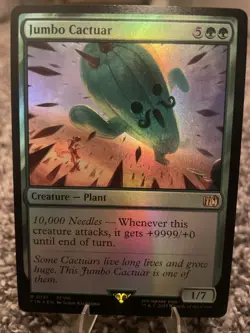 Jumbo Cactuar Card 191 Magic the Gathering Final Fantasy Regular Foil - Image 1