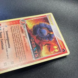 Pokemon Card Machargo 20/107 EX Deoxys Gold Stamped Reverse Holo italiano EX/NM - Image 2
